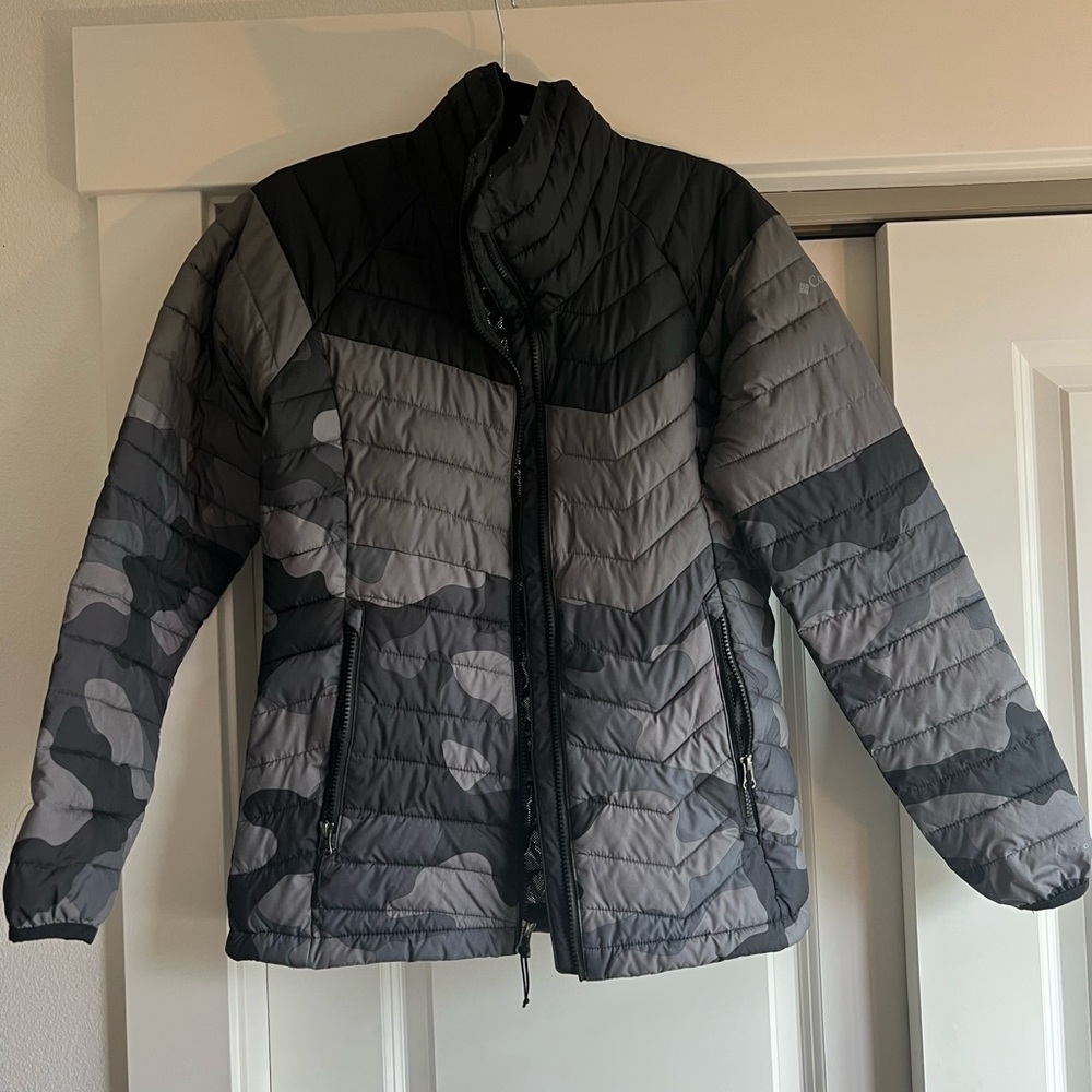 Columbia camo coat